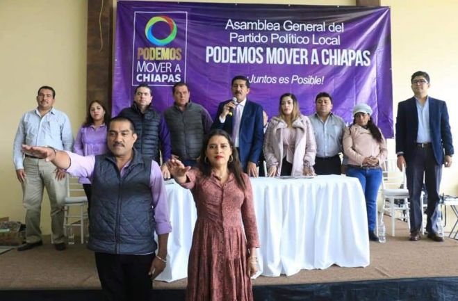 Celebra Podemos Mover a Chiapas Asamblea Estatal 