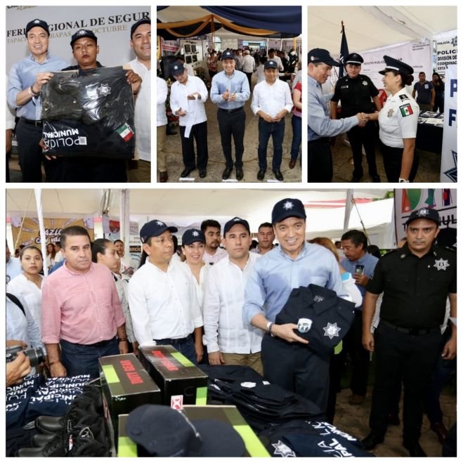 Inaugura Rutilio Escandón Feria de Seguridad y Justicia en Tapachula
