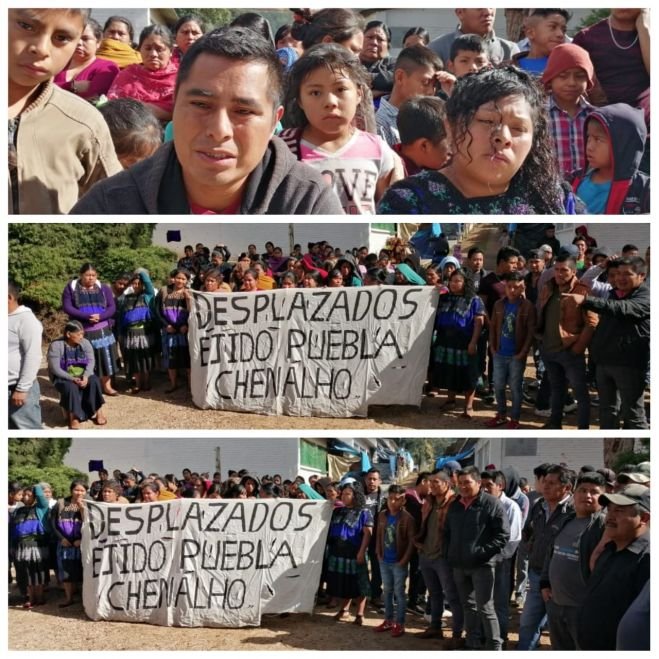 Desplazados del Ejido Puebla piden un retorno seguro sin pagar 15 mil pesos de multa a los agresores