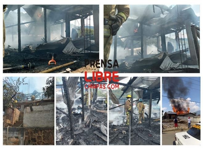 Perdidas materiales deja incendio en San Antonio del Monte