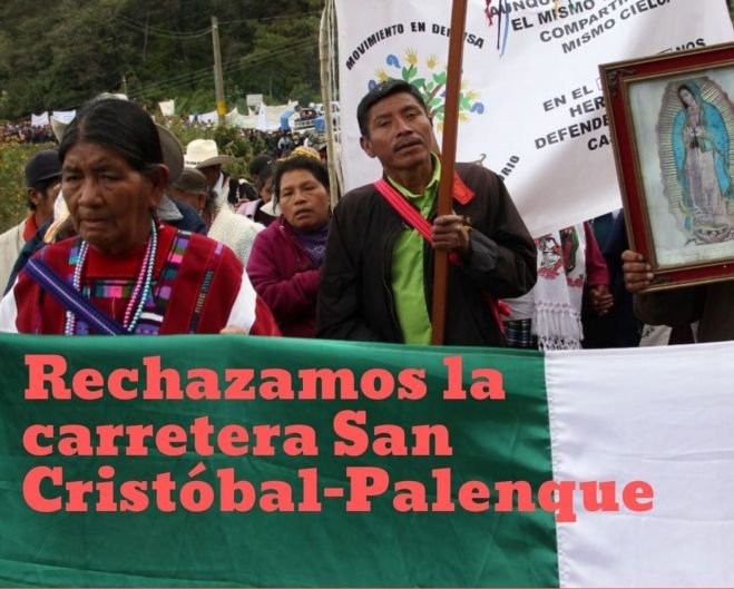 Se pronuncian en contra de la ampliación de la carretera San Cristóbal-Palenque