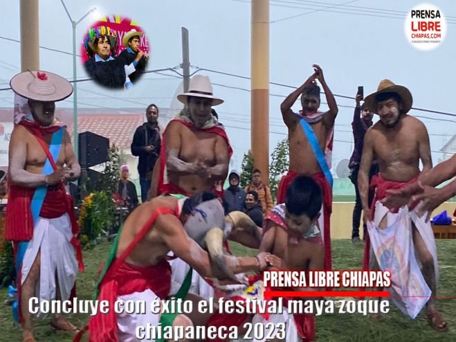 Concluye con éxito el festival maya zoque Chiapaneca 2023