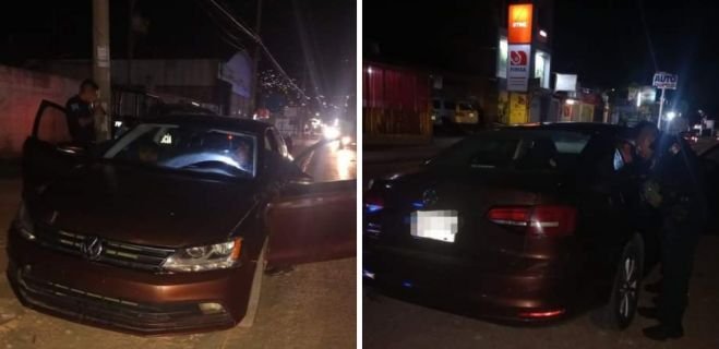 Grupo Interinstitucional recupera vehículo robado en zona norte de San Cristóbal de Las Casas 