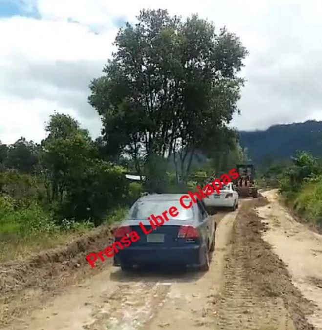 Automovilistas temen ser asaltados en las vías alternas del tramo SCLC-Ocosingo