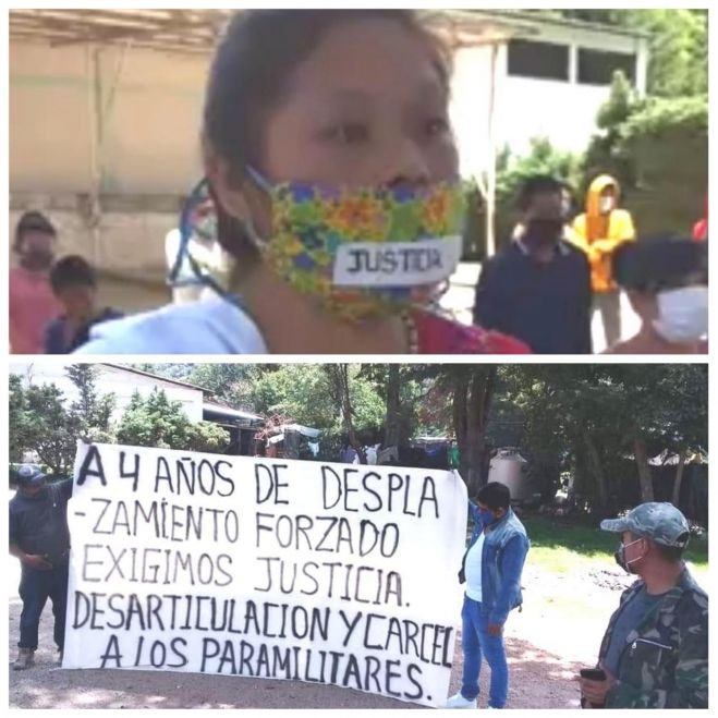 Desplazados de Chenalhó piden a las autoridades les brinden apoyo