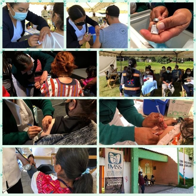 Con módulos itinerantes avanza el proceso de vacunación en San Cristóbal de Las Casas