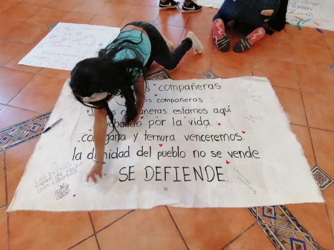 Desplazados de Chenalhó se manifiestan, piden ser reubicados