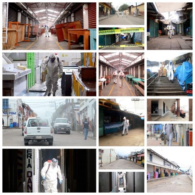 Por sanitización cierran  mercados en San Cristóbal