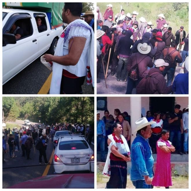 Visten de mujer al presidente de Huixtán y lo obligan a botear