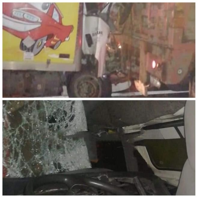 Aparatoso accidente deja un muerto y un lesionado