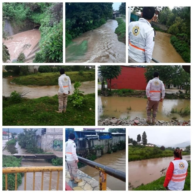 Monitorea Protección Civil de San Cristóbal los ríos y arroyos de la ciudad