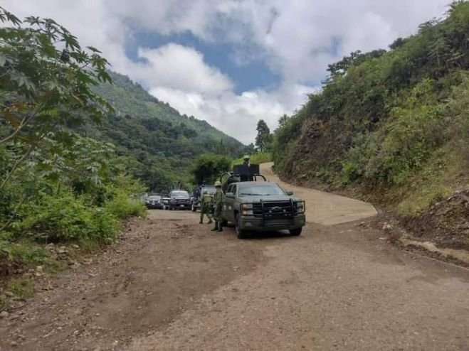 Elementos de la Sedena, GN, SSyPC y FGE arriban a Frontera Comalapa para resguardar a la población