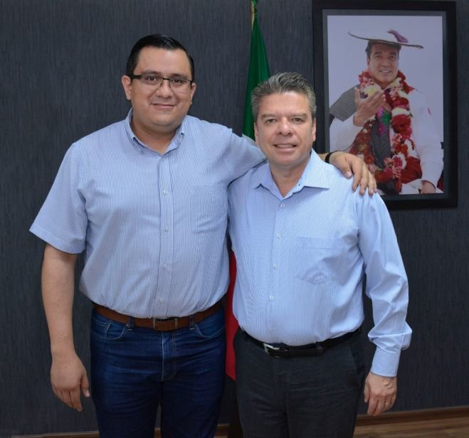 Se reúne Ismael Brito con el delegado federal de Programas Integrales de Desarrollo en Chiapas