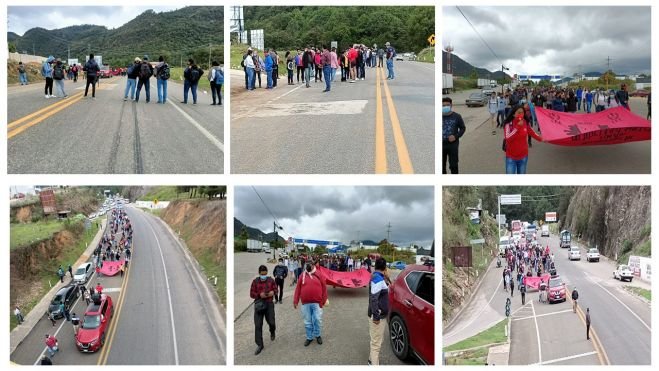 Marchan por la libertad sin condiciones de normalistas de la Matumactzá
