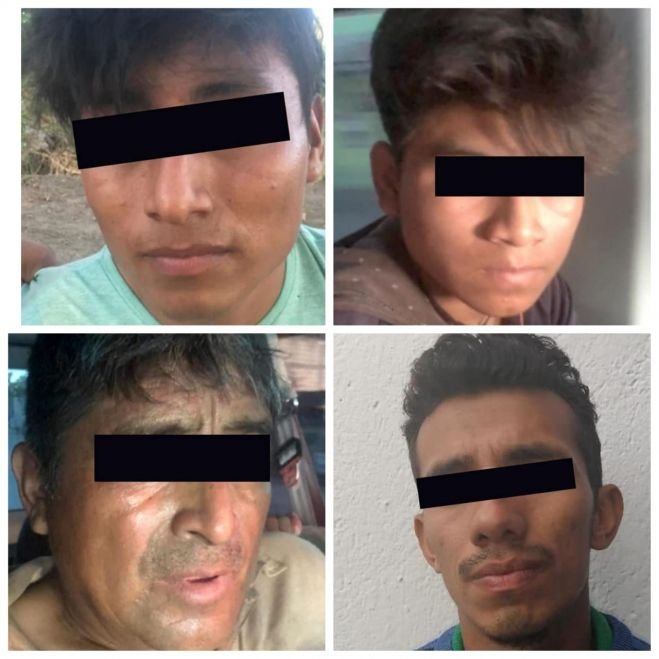Detienen a cuatro sujetos por el delito de feminicidio en Venustiano Carranza