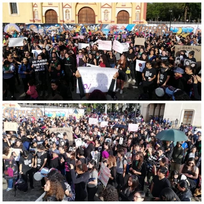 Mujeres marchan para exigir justicia por los feminicidios en San Cristóbal