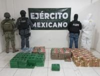 FGE, Defensa, GN y FRIP aseguran sustancias il&iacute;citas y veh&iacute;culos, en Tapachula
