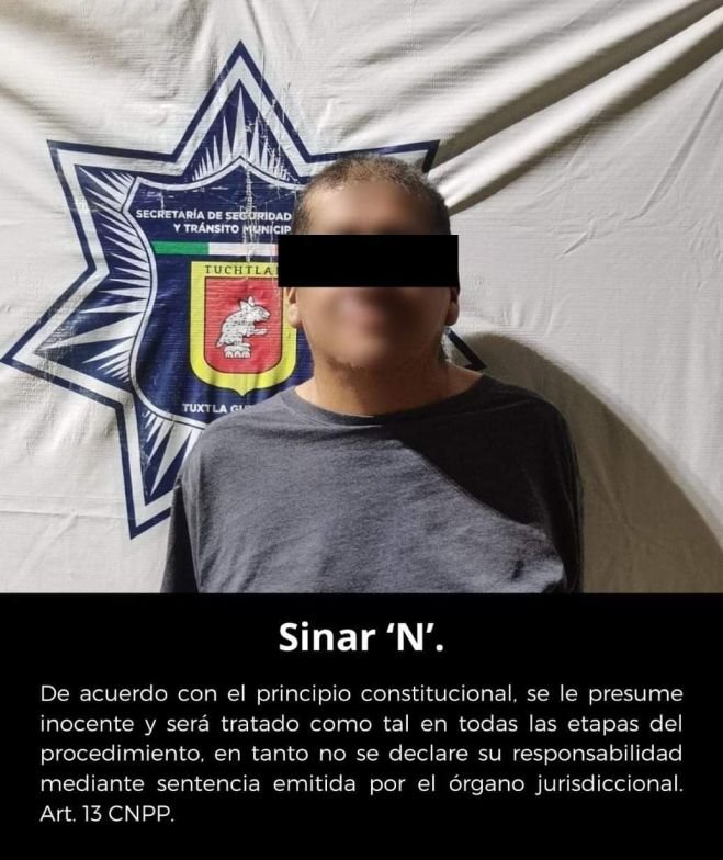 Detiene SSPyTM a implicado en delito de violación