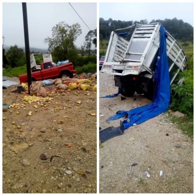 Miles de pesos deja accidente carretero