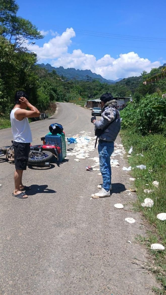 Piden multa tras accidente de repartidor en Chenalh&oacute;