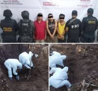 FGE localiza restos de persona desaparecida en fosa clandestina de Suchiate