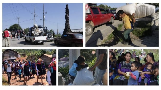 Retornan a sus viviendas desplazadados del Río Jordán en Chenalhó