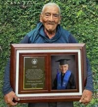 SE GRAD&Uacute;A COMO INGENIERO A SUS 84 A&Ntilde;OS