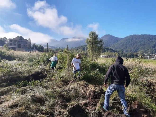 Inician trabajos de conservación en el polígono del humedal de María Eugenia