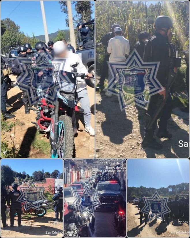 Policía Municipal y Guardia Estatal Recuperan motocicleta robada tras operativo coordinado en San Cristóbal