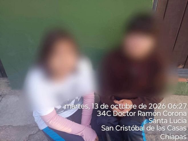 Fueron encontradas en San Crist&oacute;bal de Las Casas y recibieron atenci&oacute;n m&eacute;dica y psicol&oacute;gica.