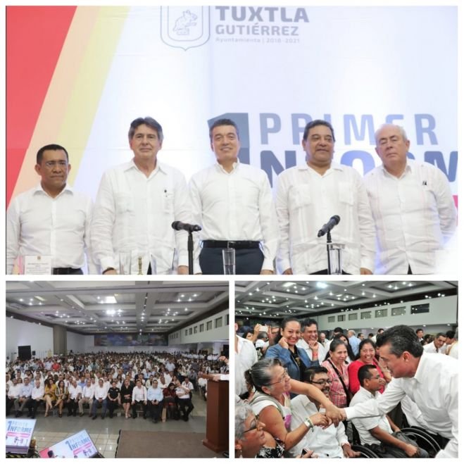Tuxtla no est&aacute; sola y vamos a seguir trabajando de la mano: Rutilio Escand&oacute;n