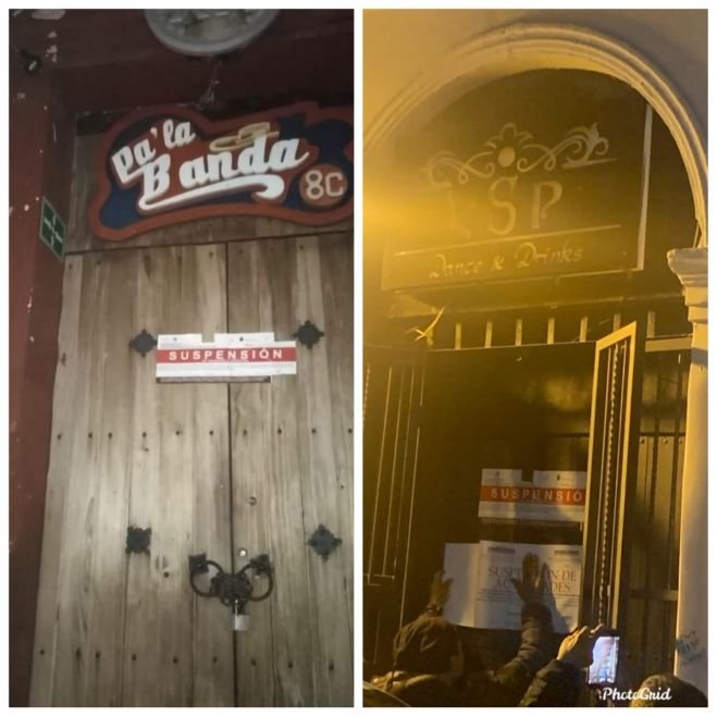 Clausuran tres bares en el centro hist&oacute;rico de San Crist&oacute;bal