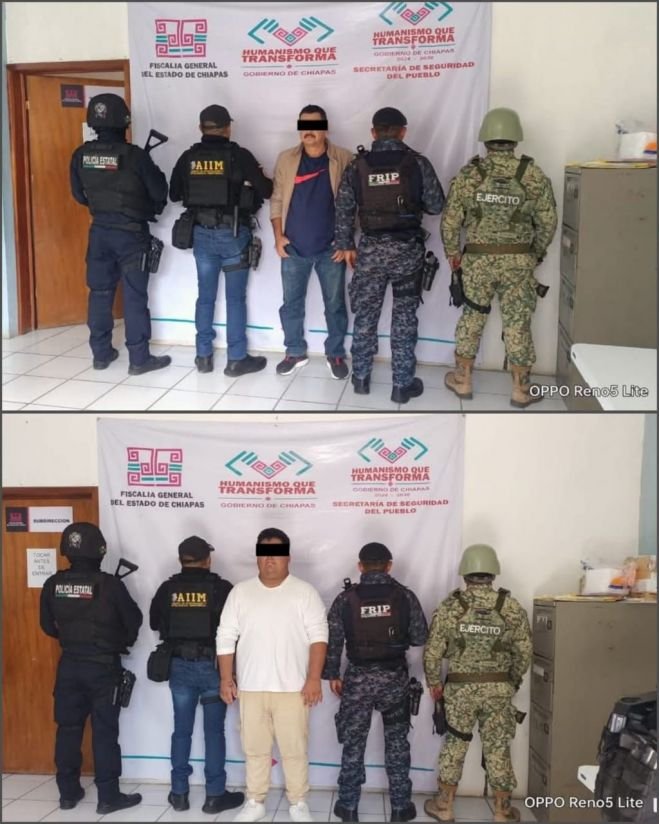 CAPTURAN EN COMALAPA A 2 SUJETOS ACUSADOS DE DESAPARECER PERSONAS