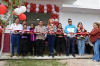 Inaugura Fabiola Ricci comedor comunitario y m&oacute;dulos de ba&ntilde;os en Los Nogales para fortalecer la convivencia vecinal