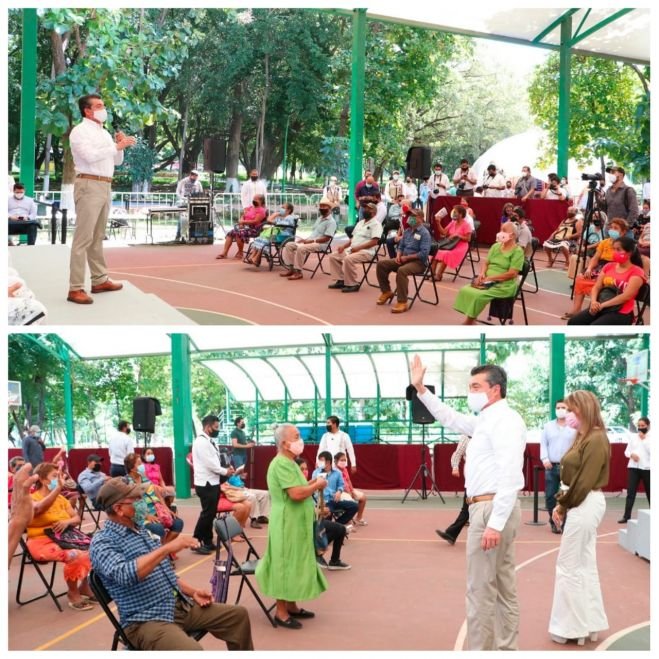 EN TAPACHULA, RUTILIO ESCANDÓN ENTREGA APOYOS A PERSONAS ADULTAS MAYORES Y CON DISCAPACIDAD