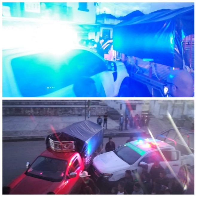 En Zinacant&aacute;n polic&iacute;as provocan accidente