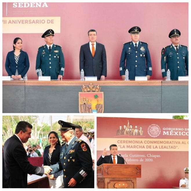 &ldquo;La Marcha de la Lealtad&rdquo; refrenda el valor, honor y lealtad del Ej&eacute;rcito Mexicano: Rutilio Escand&oacute;n