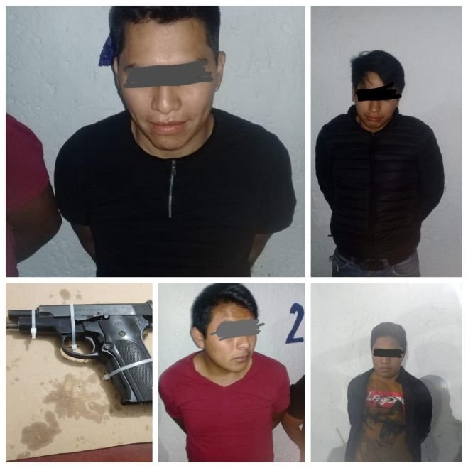 GRUPO INTERINSTITUCIONAL DETIENE A CUATRO PERSONAS CON PORTACI&Oacute;N DE ARMA DE FUEGO