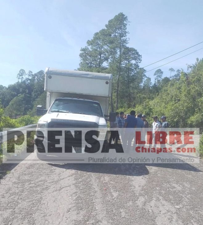 Sujetos armados asaltan a un conductor en la carretera Ocosingo-San Crist&oacute;bal