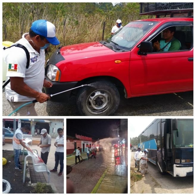 En Altamirano refuerzan acciones para evitar propagaci&oacute;n del Covid 19