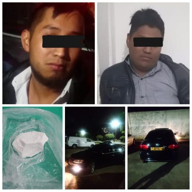 Detienen a dos tzotziles con terrón de cocaína en el centro de SCLC
