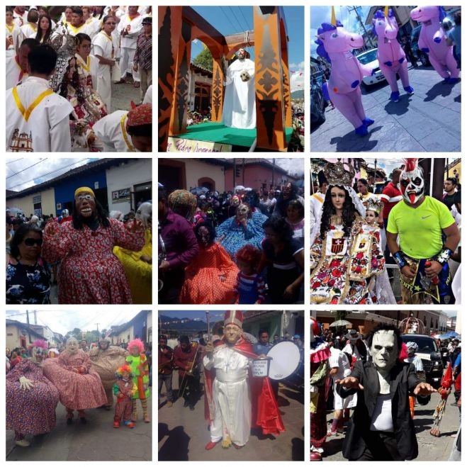 M&aacute;s de 2 mil 500 devotos participan en el desfile del anuncio de la Virgen de la Merced