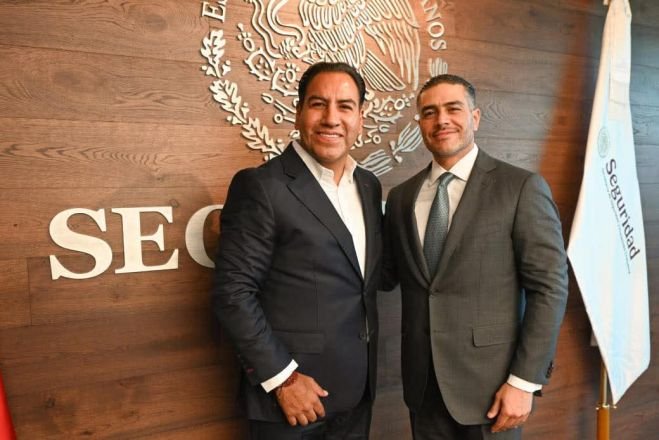 Eduardo Ramírez se reúne con Omar García Harfuch y refrenda colaboración para fortalecer la seguridad
