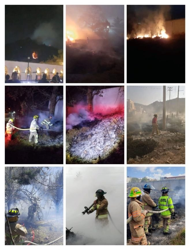 En aumento los incendios de pastizales en San Cristóbal de Las Casas 