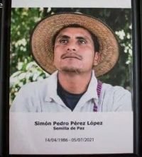 Las Abejas de Acteal anuncian movilizaci&oacute;n para exigir justicia por Sim&oacute;n Pedro