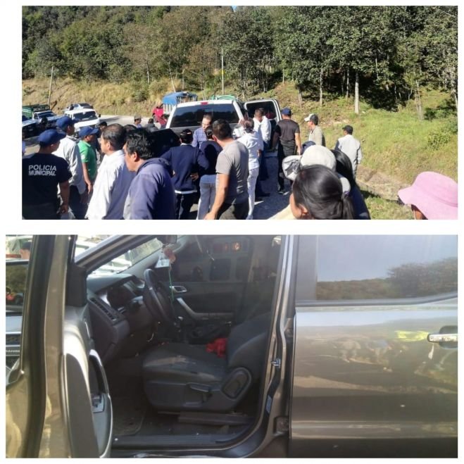 Sujetos fuertemente armados asaltan a tesorero de Zinacantán