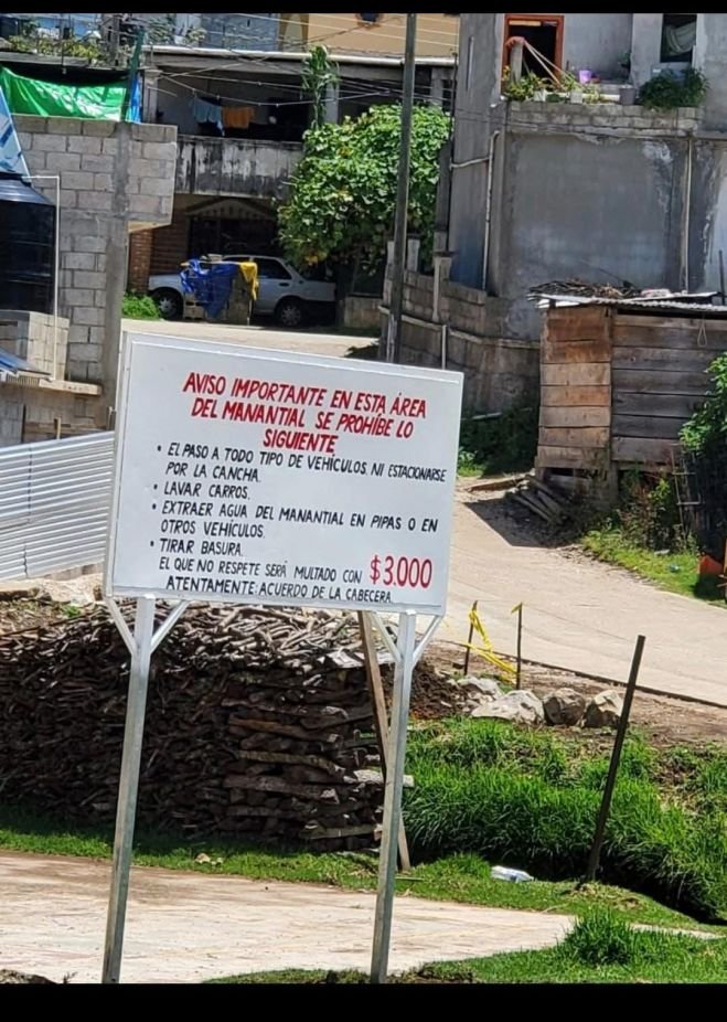 Prohíben extracción de agua en manantial de Chamula