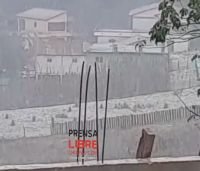Granizada y tornado sorprenden a la regi&oacute;n Altos en plena temporada de fr&iacute;o