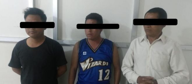SSYPC y POLICIA MUNICIPAL DETIENE A TRES SUJETOS POR PORTACION DE ARMA DE FUEGO