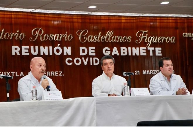 Encabeza Rutilio Escandón reunión extraordinaria en materia de salud con integrantes del Gabinete